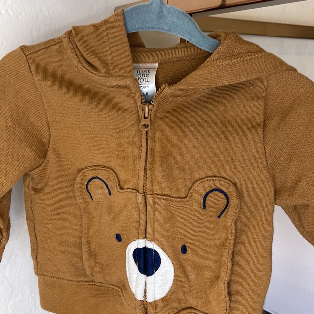 Carter’s Brown Bear Hoodie/Jogger Set (3M)